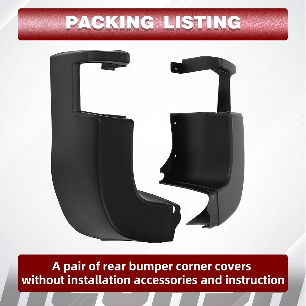 HECASA Rear Bumper Side End Cap Cover Compatible with 2015-2024 Ford Transit ...