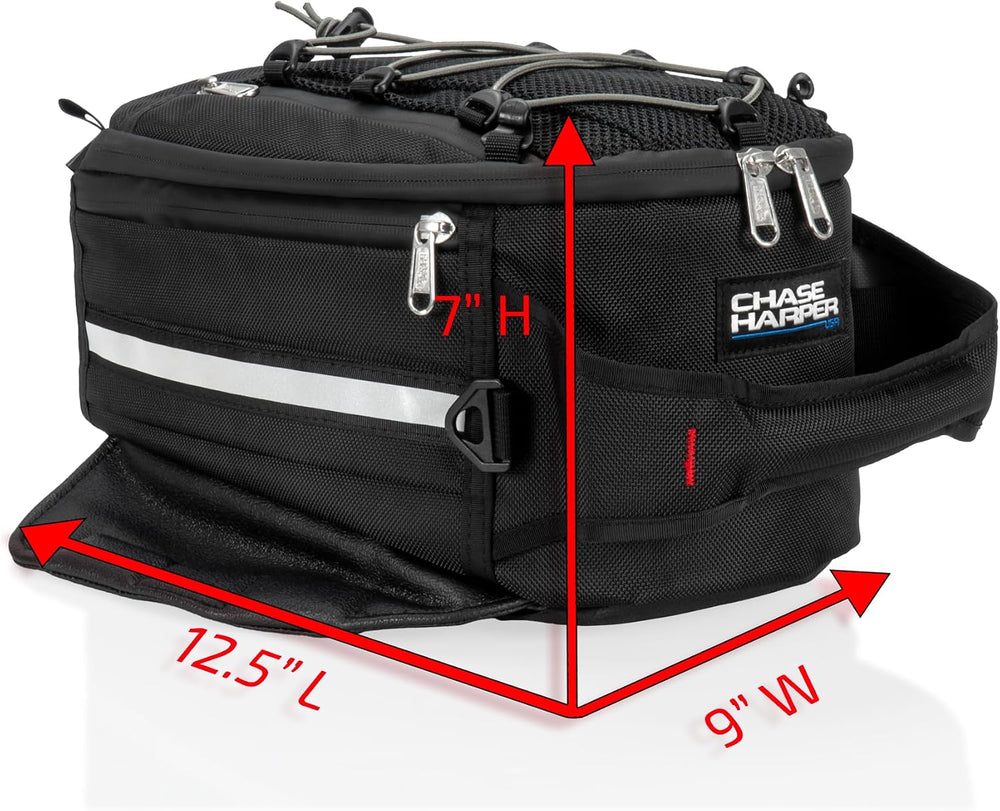 Chase Harper USA 650M Magnetic Tank Bag - Water-Resistant, Tear-Resistant, In...