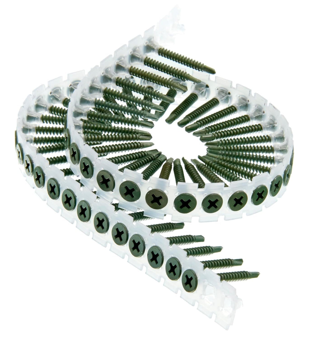 SENCO DuraSpin #6x1-1/4 Collated Drywall to Wood Screw (06C125WK) 1,000 bx