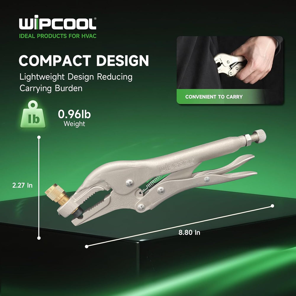WIPCOOL Refrigerant Recovery Plier, Refrigeration Tube Piercing Puncture Hand...