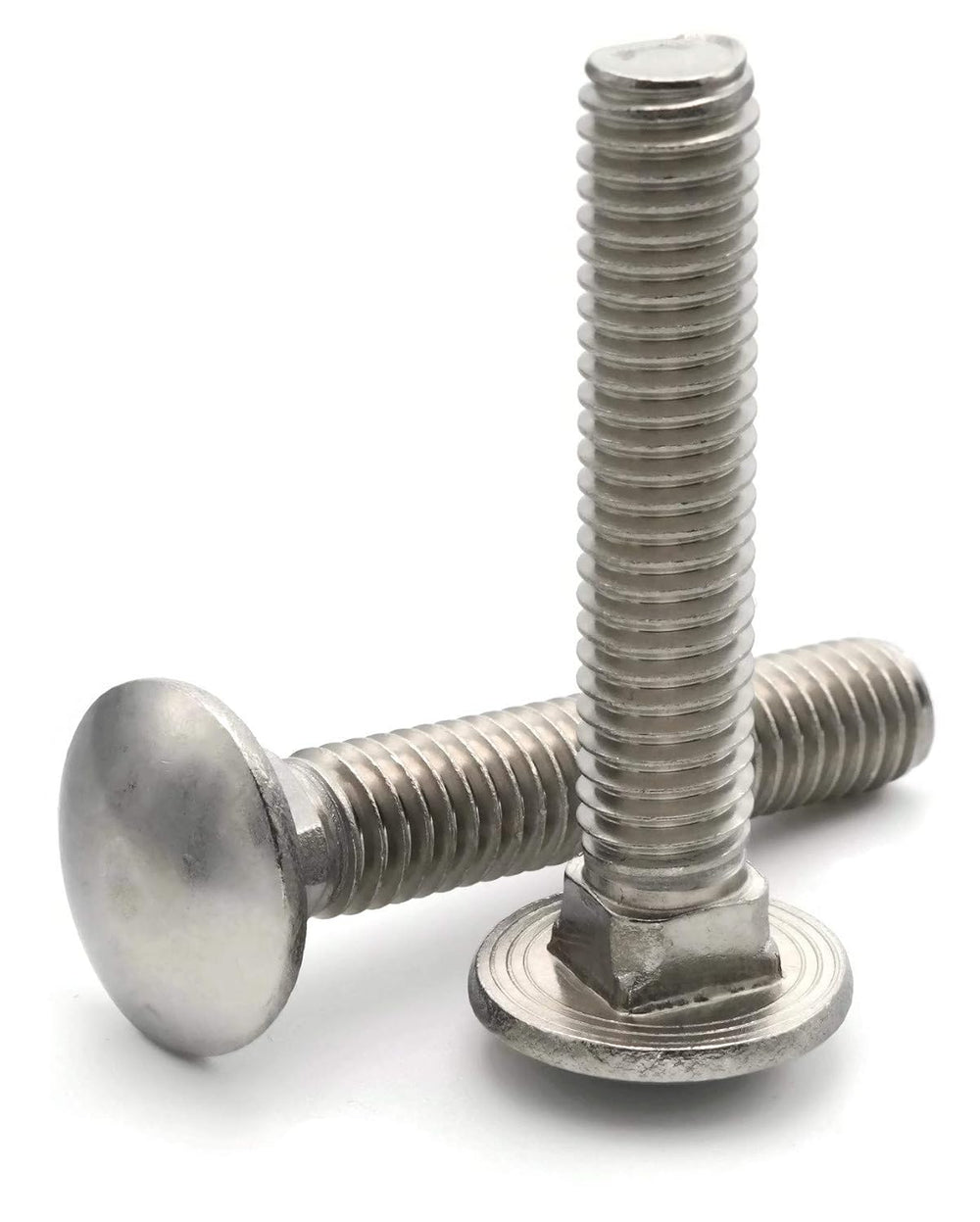 Carriage Bolt 18-8 Stainless Steel #10-24 x 1-3/4" Qty-25