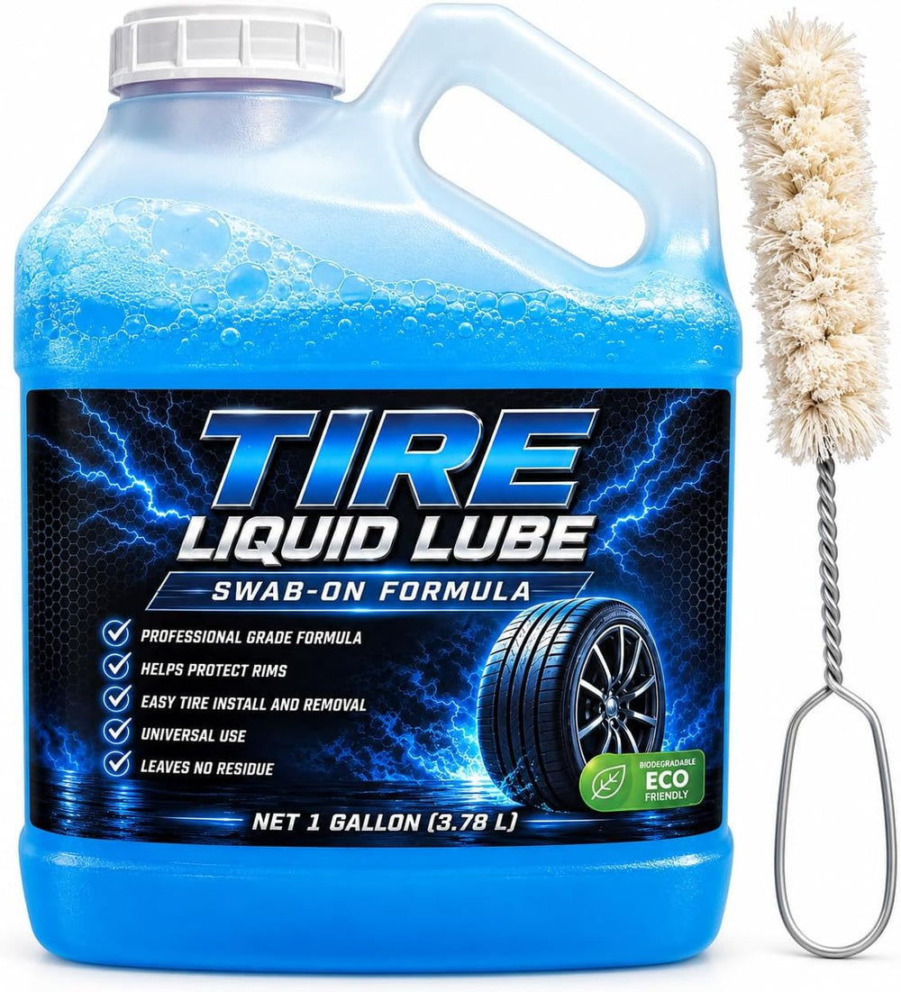 Bright Knight Tire Lube, Tire Mounting Lube, Bead Sealer, Made in USA, 1 Gallon