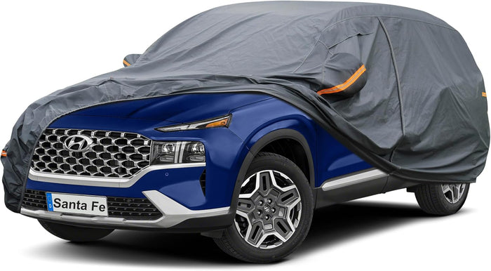 Premium Car Cover Custom Fit Hyundai Santa Fe, 16 Layers Heavy Duty Car Cover