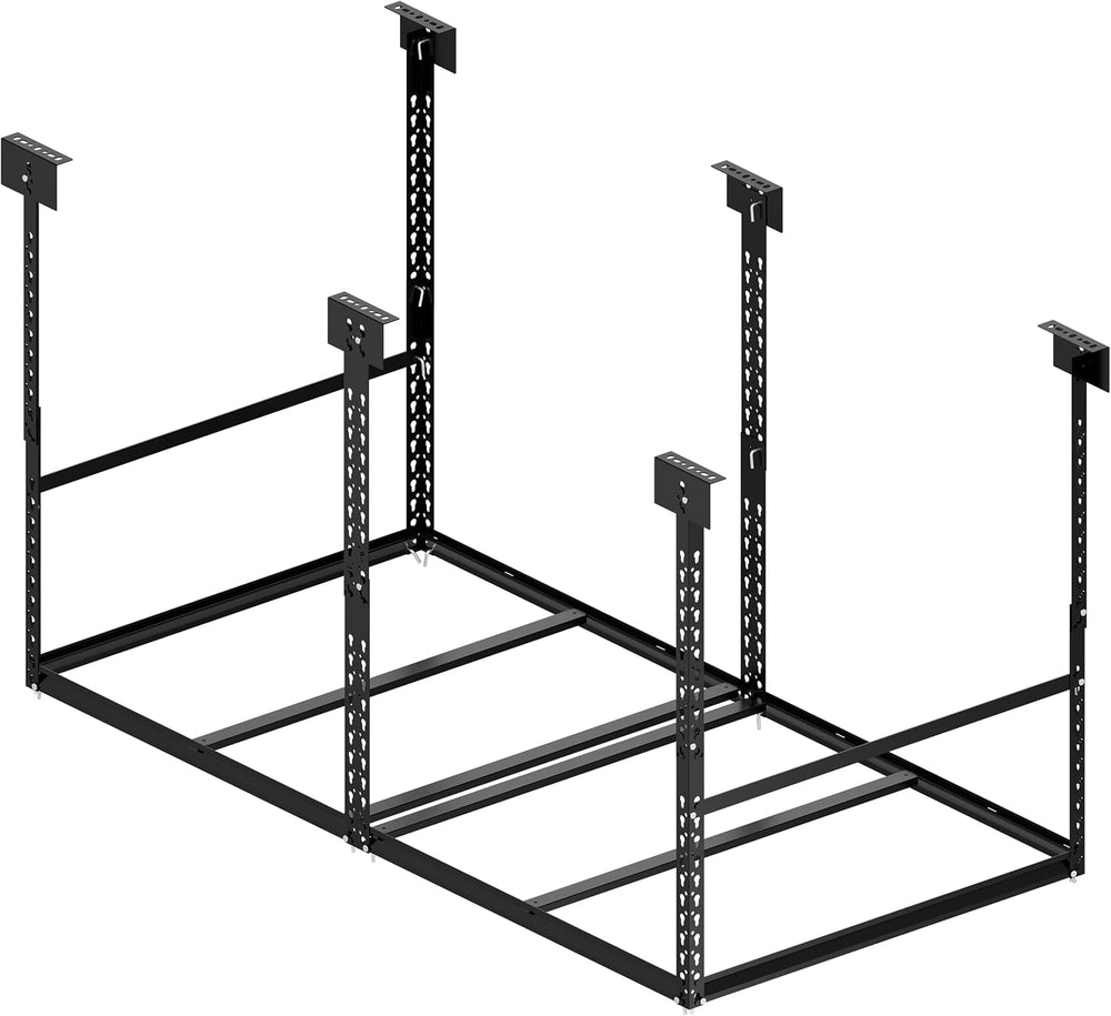 3x6 Ft Overhead Garage Storage Rack, 28-41 inch Height Adjustable Ceiling Mou...