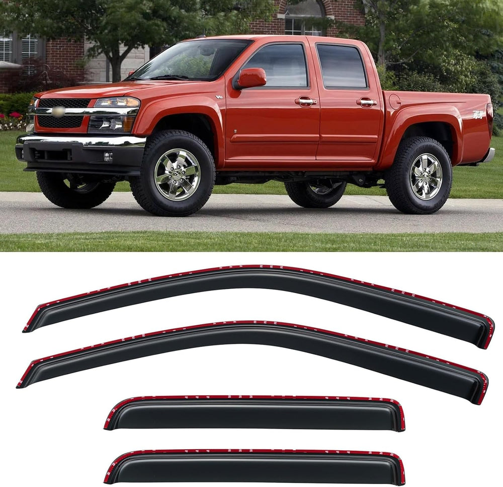 in-Channel Window Visors Rain Guards Shield