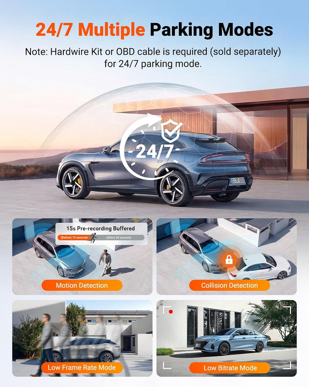 Vantrue N5S 4 Channel 360 Degree 2.7K Dash Cam