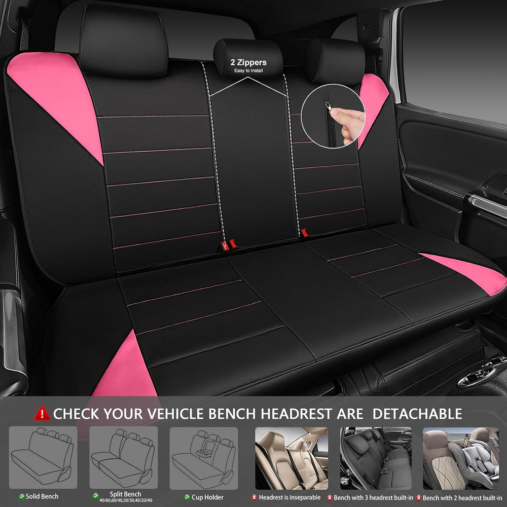 CAR PASS Waterproof Car Seat Covers Full Sets, Universal Fit Seat Covers for ...