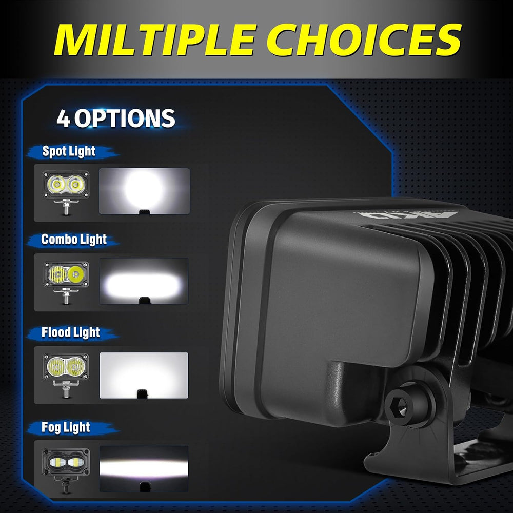 LED Pods 3 Inch 40W CREE LED Off Road Driving Lights Ditch Lights
