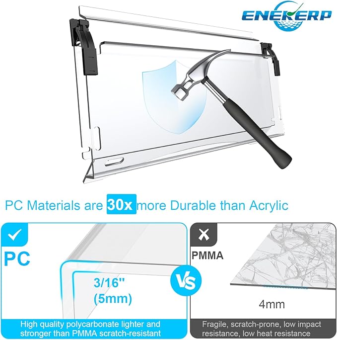 Upgraded Club Car Precedent Windshield, Golf Cart Windshield