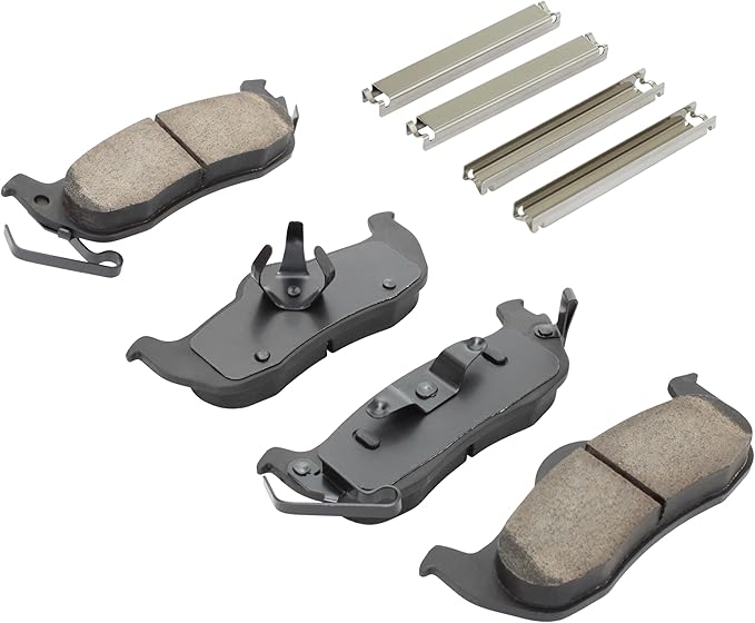 Premium Semi-Metallic Rear Brake Pads Replacement