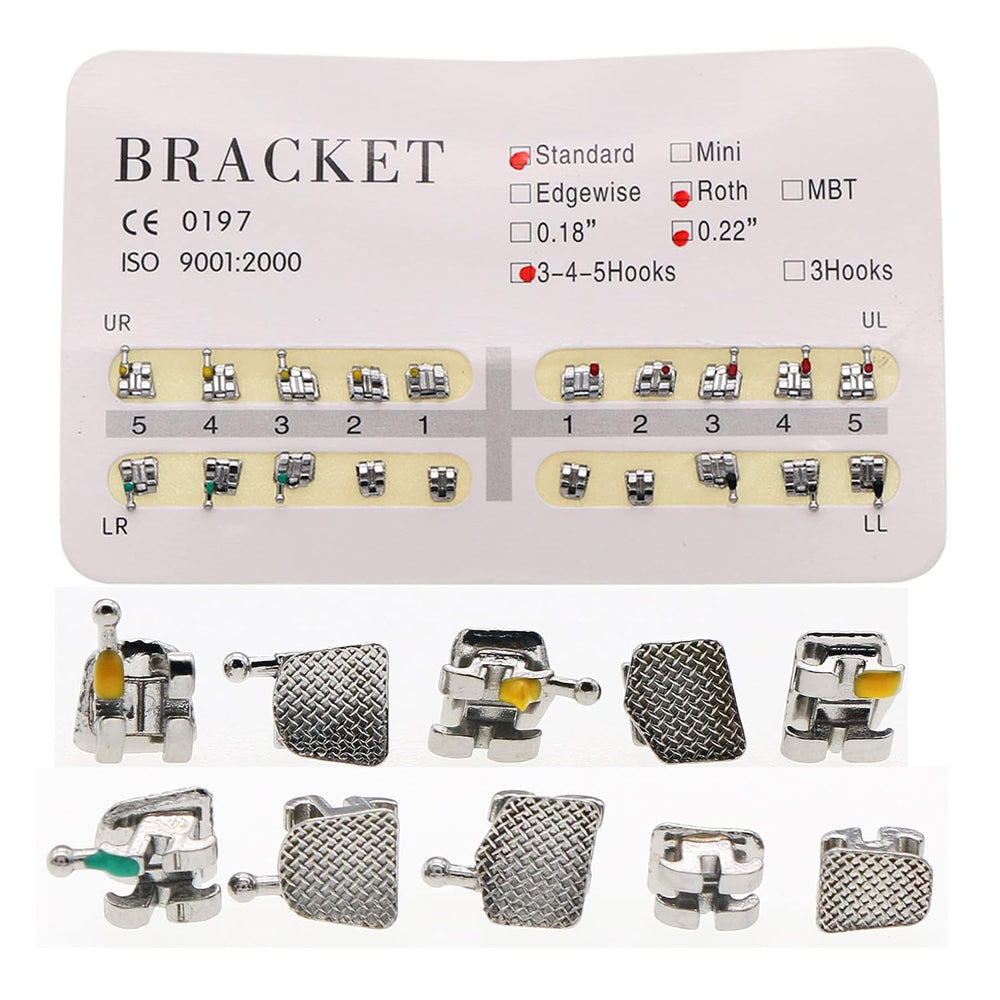 Brackets 0.022 Hook 3-4-5 Ro-th Standard 200pcs