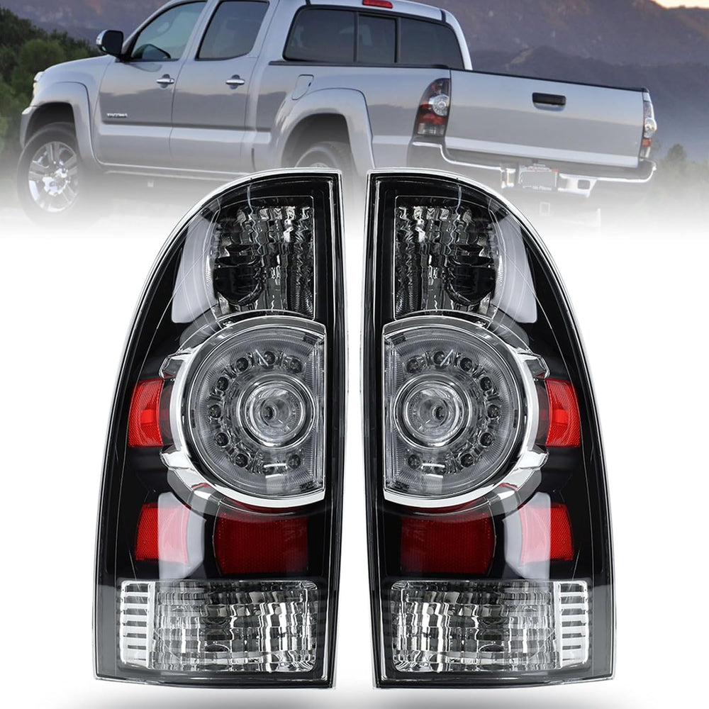 Tail Light Assembly Compatible With 2005-2015 Tacoma Pickup Driver and Passen...
