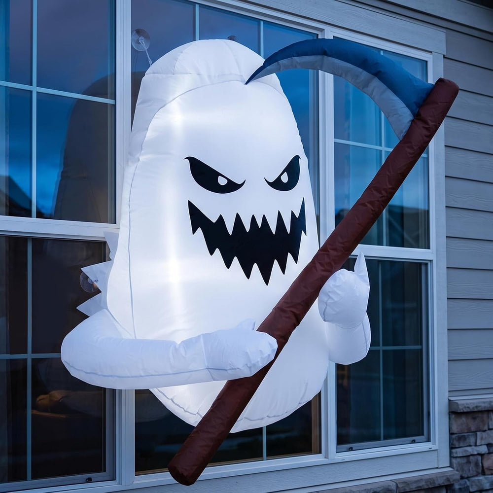 DUNCHATY Halloween Inflatable Window Ghost 1 Pack - 3D Anger Crasher