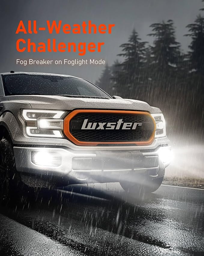 LUXSTER | Punisher 9007 HB5 LED Bulbs, 40000LM Ultra Bright, Triple Copper (2...