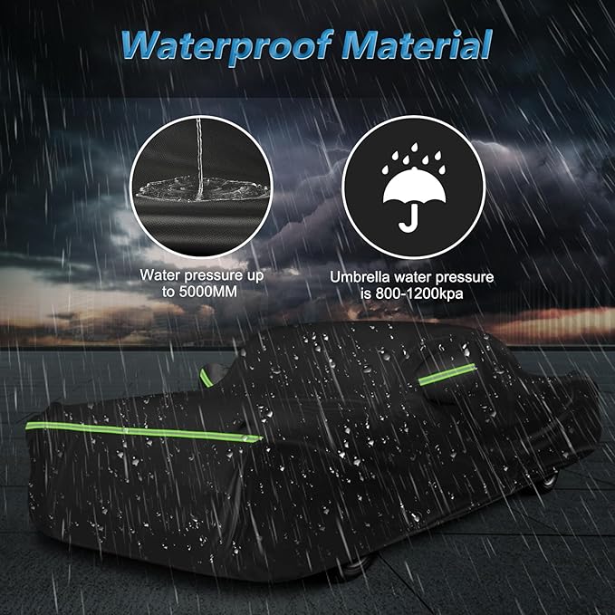 Waterproof Car Covers for Chevy Impala 2-Door/Bel Air/Biscayne 2/Sedan/Coupe