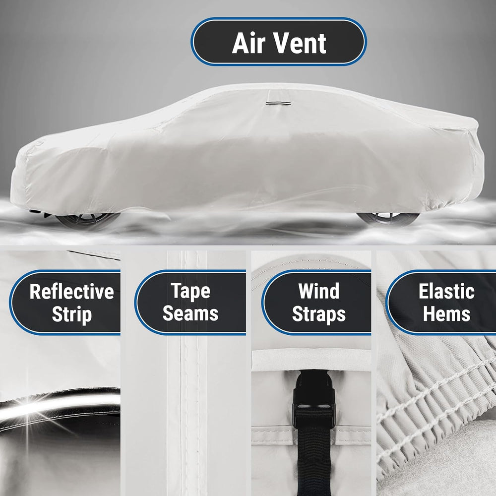 iCarCover Car Cover All Weather for 1961-1962 Chevy Corvair Station Wagon