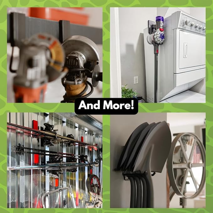 GATOR MAGNETICS Open Storage Hook: 4-Pack, The Ultimate Workshop & Garage