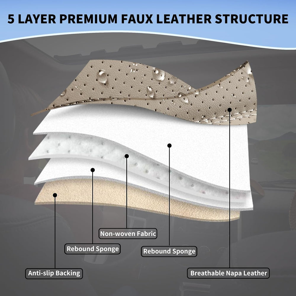 Leather Front Car Seat Covers Automotive Seat Protectors