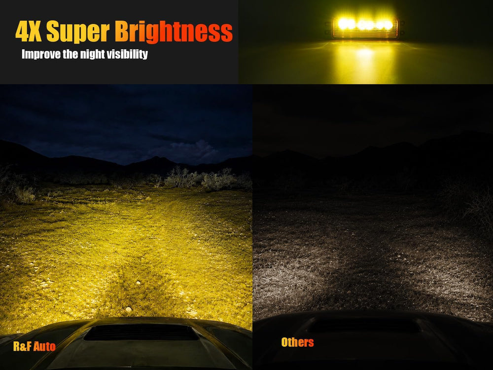 Fog Lights for 2022-2026 Tundra; 25-26 4Runner; 23-26 Sequoia Yellow