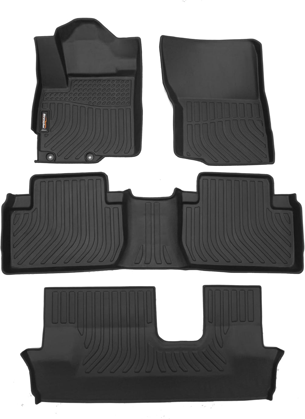Binmotor-Floor Mats for Mitsubihi Outlander 2014-2021, All Weather Car Floor