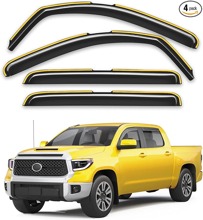 in-Channel Window Rain Guards Fit