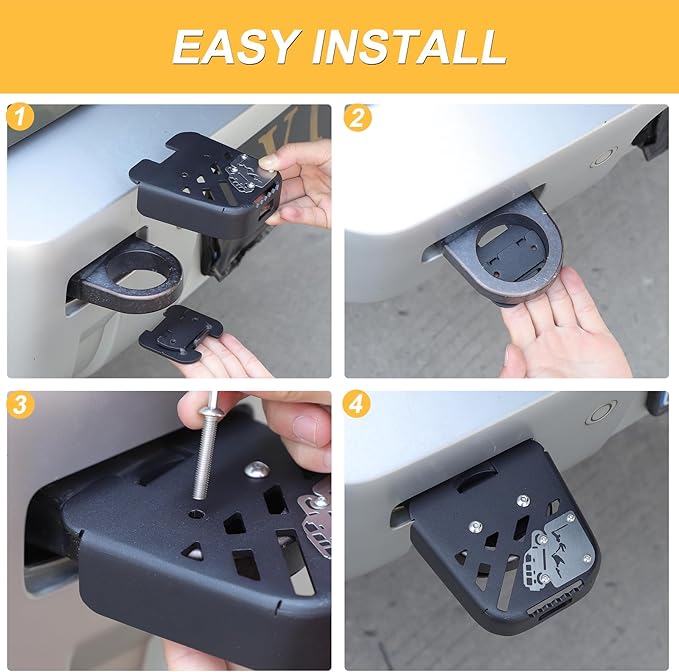Rear Tow Towing Hook Foot Pedal