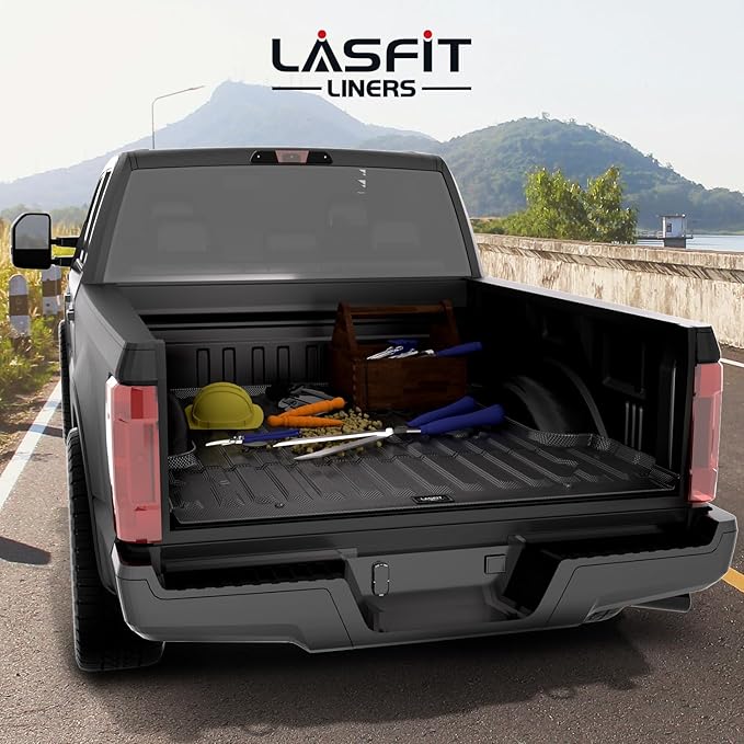 LASFIT Bed Mat 6.75ft for Ford F250 F350 F450 2017-2026 Super Duty 81.9"...