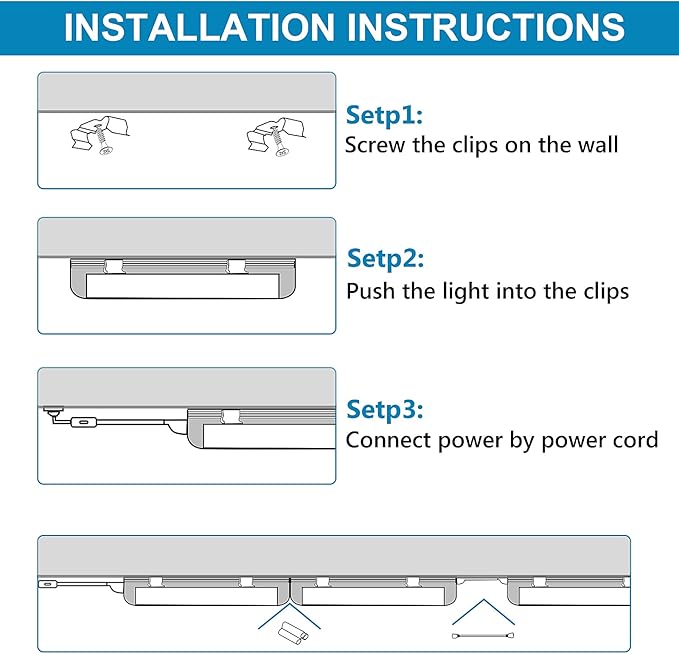 20 Pack, 8FT LED Shop Light Fixture, 144W 15500LM 6000K Cool White, High Output
