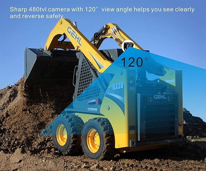 AHD 1080P Wired Reverse Rear View Backup Camera System, 2 IR Camera