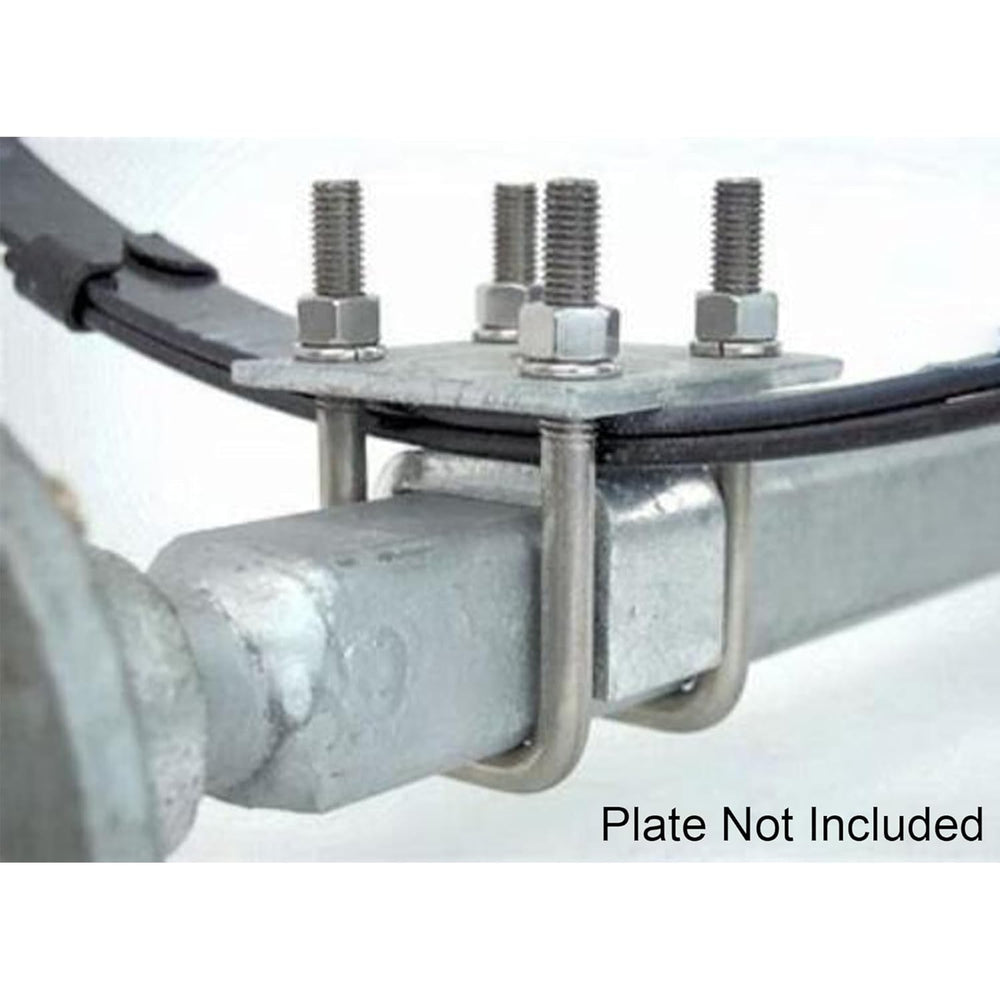 A.A Square U Bolt with Hardware for Boat Trailer, Galvanized Steel, 1/2"...