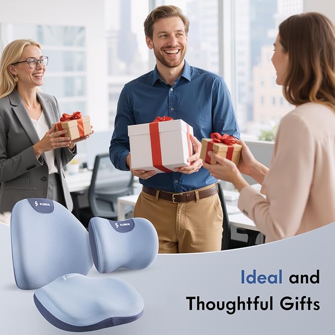 FLORICH Seat Cushion and Lumbar Support Pillow