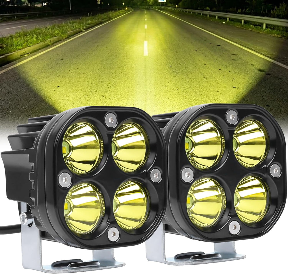 Motorcycle Driving Lights White LED Pods Lights 3’’ 40W LED Spotlights