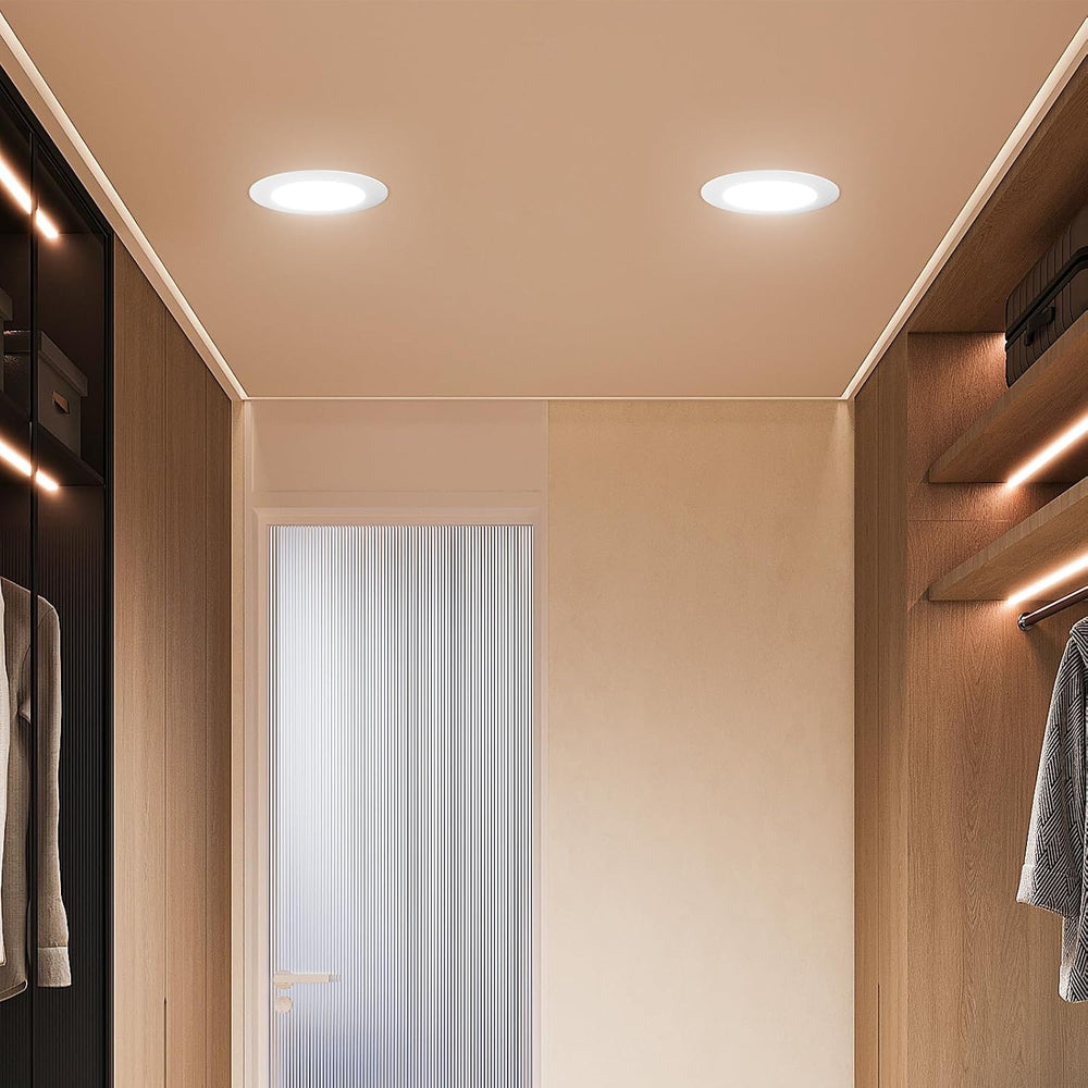 FREELICHT 4 Pack 5/6 Inch 5CCT LED Recessed Lighting with Night Light
