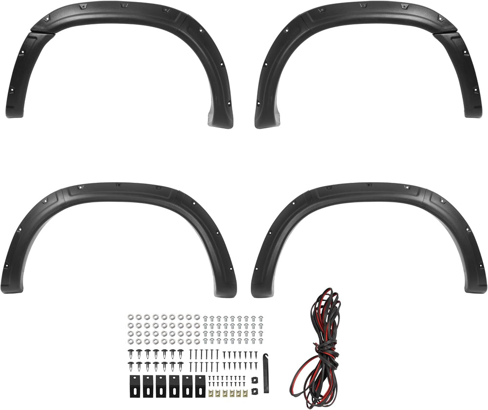 ALMULOO 4Pcs Fender Flares Compatible with 2000-2006 Toyota Tundra Wheel Arch...
