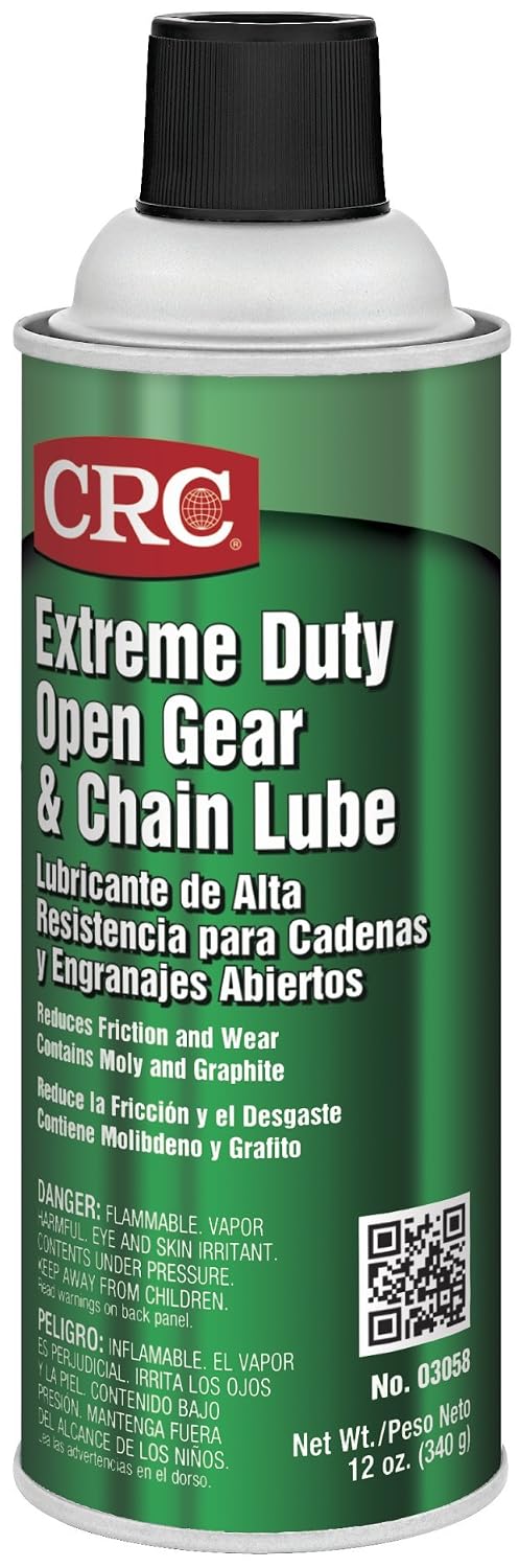 CRC Extreme Duty Open Gear and Chain Lube- 12 wt. oz. [Pack of 12]