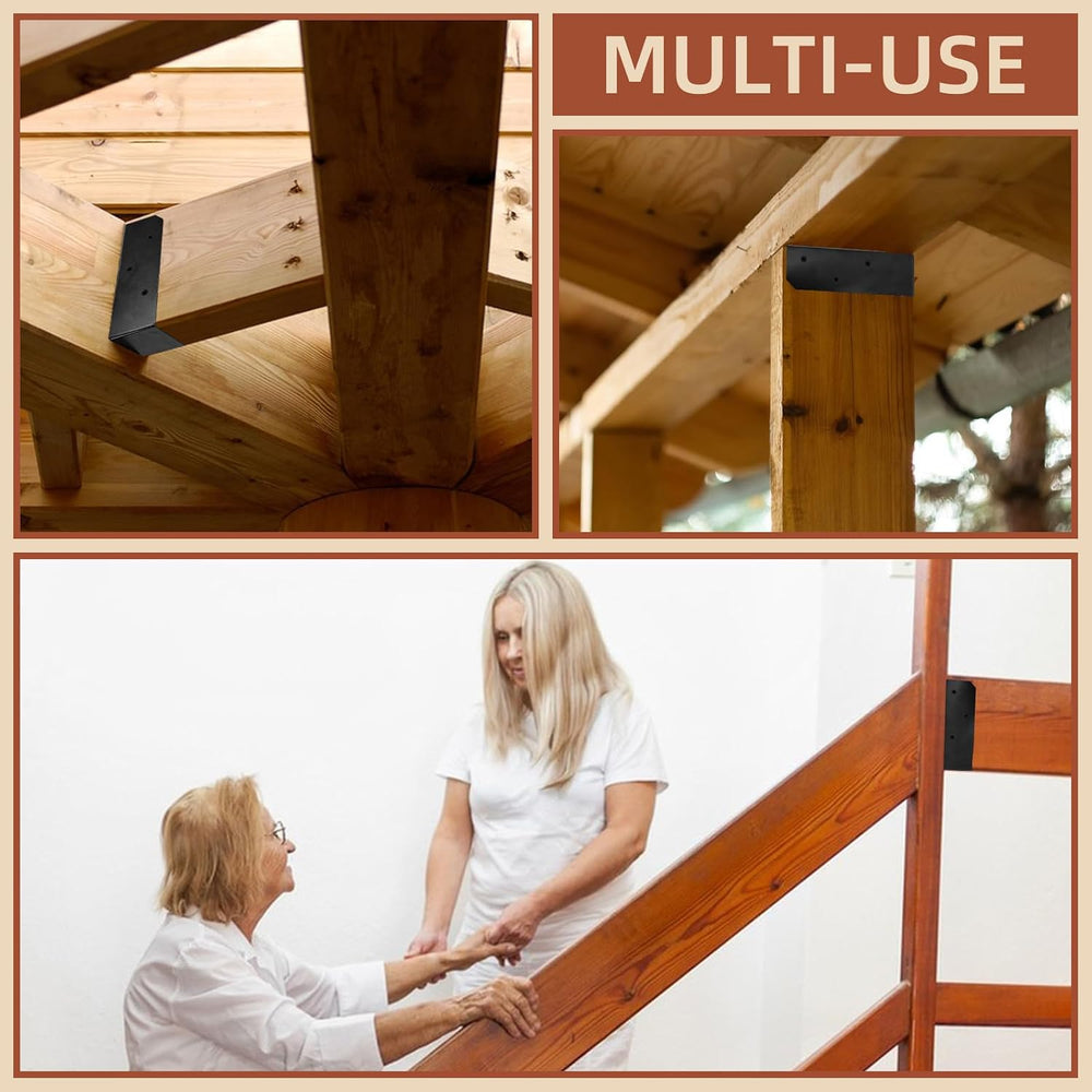 Concealed Joist Hangers, 2x6 Joist Hanger Mounting Joist Bracket with Screws ...