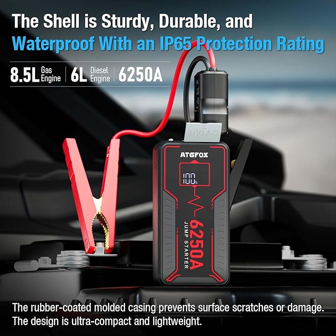 6250A Jump Starter Portable