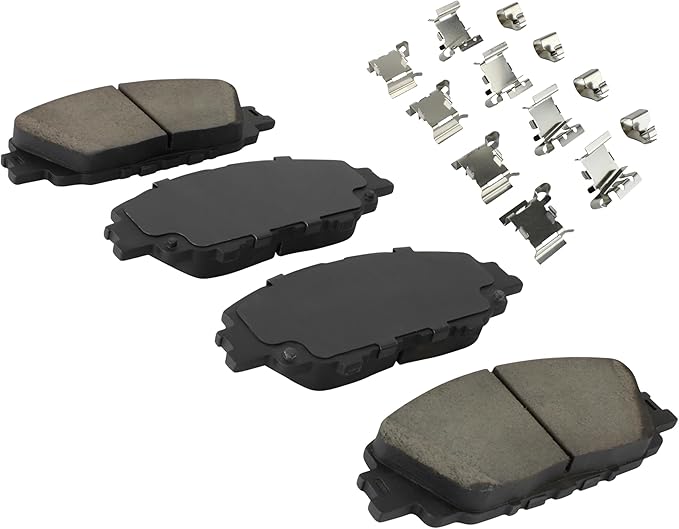 Premium Ceramic Front Brake Pads Compatible