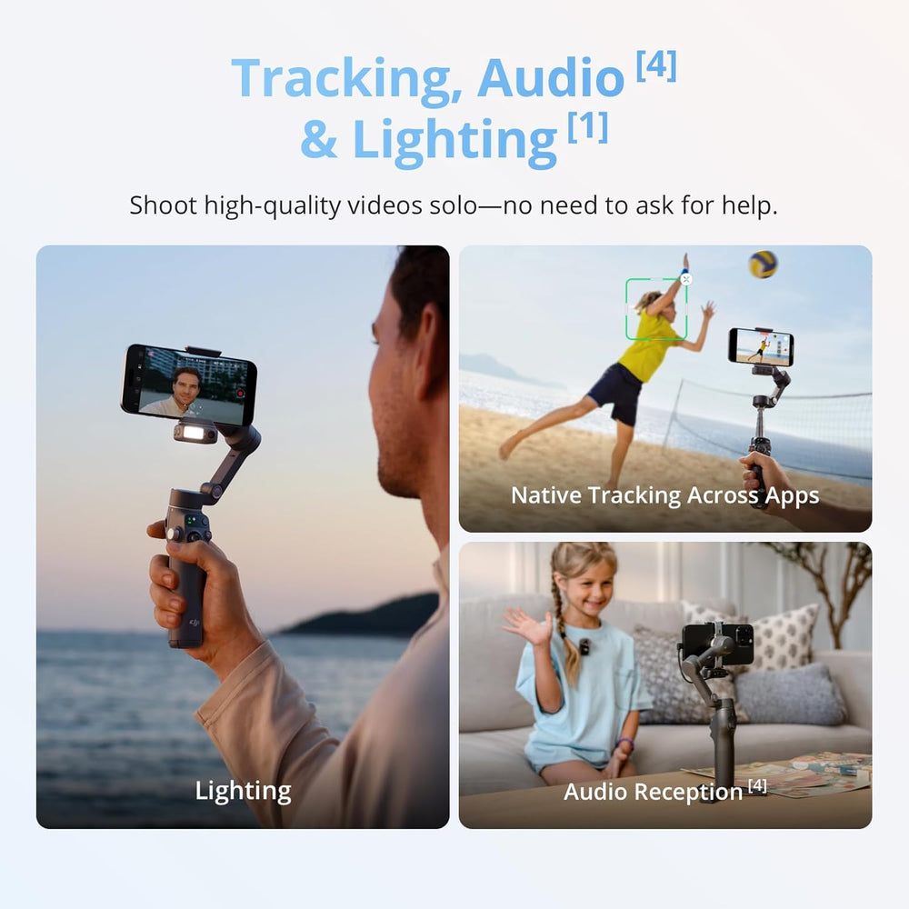 DJI Osmo Mobile 8 Gimbal Stabilizer for Phone, 3-Axis Stabilization