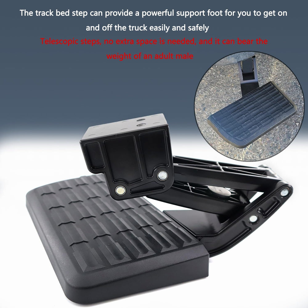 75302-01A Rear Bed Step Retractable Bumper Step for Ford F150 2006-2014, Fold...