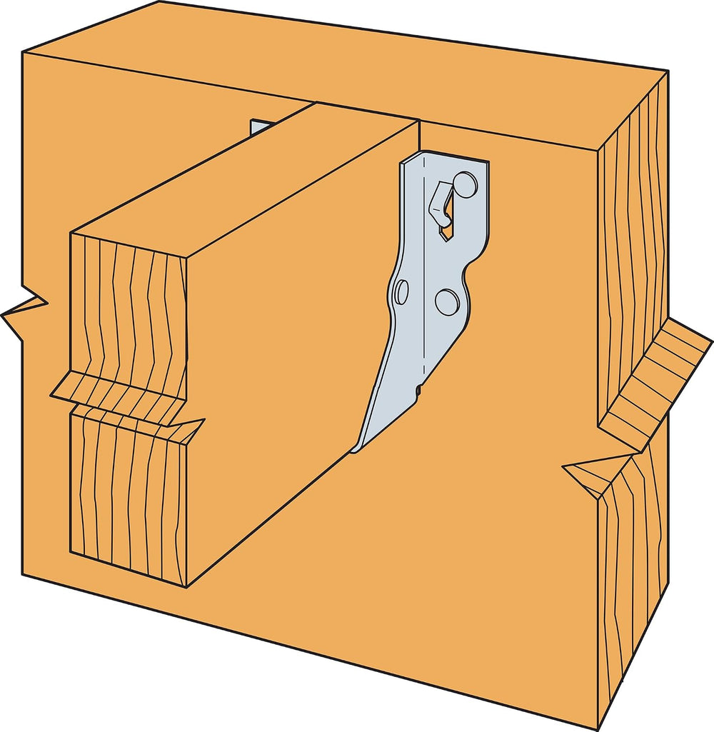 Simpson Strong-Tie LU24 Light Face-Mount Joist Hanger - Wood Construction Con...