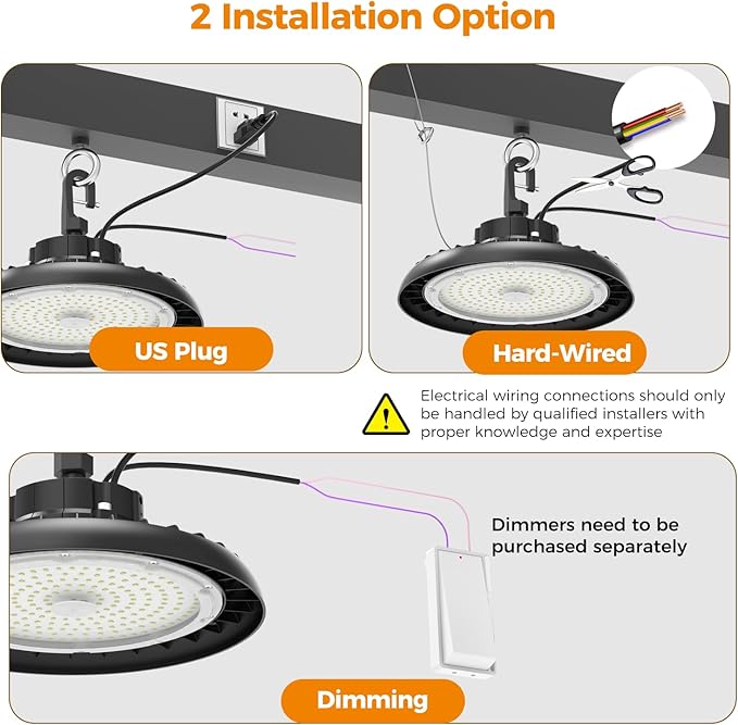 High Bay Lights LED UFO Light 240W LED Shop Lights 6000K IP65 Commercial Bay ...
