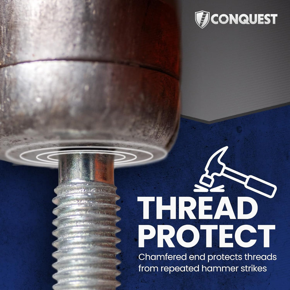 Conquest 304 Stainless Steel Wedge Anchors for Concrete 5/8” x 6”