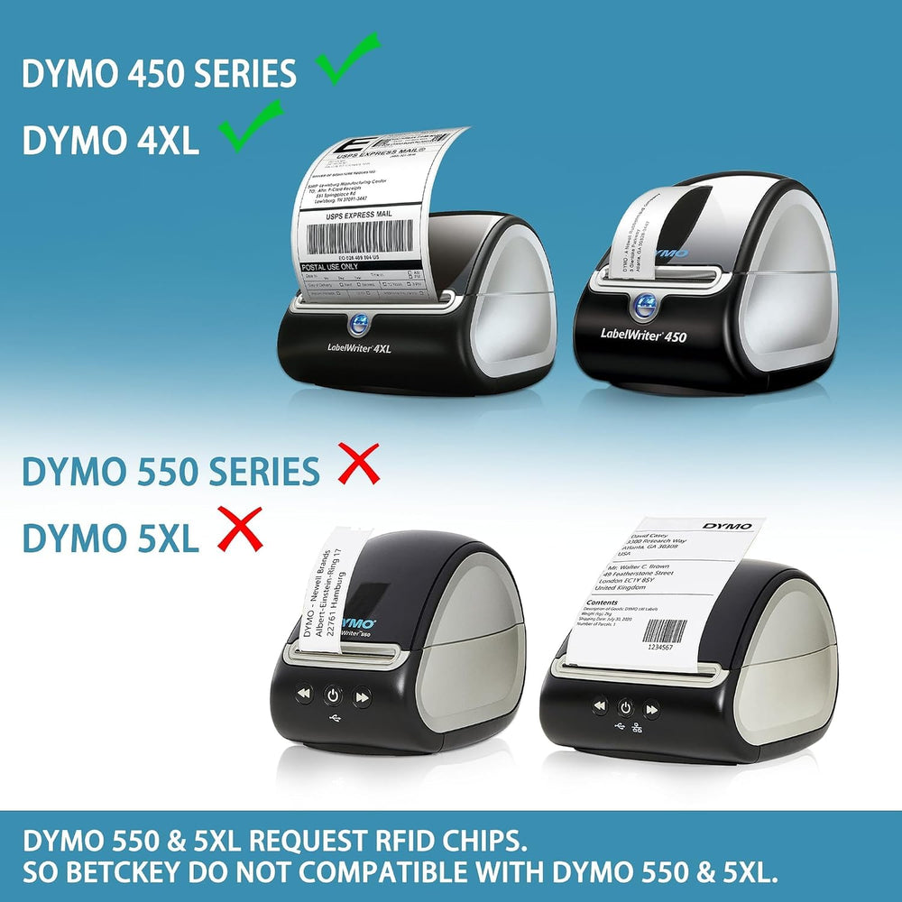 BETCKEY - Replace for DYMO 30323 (2-1/8" x 4") Shipping Labels [10 ...