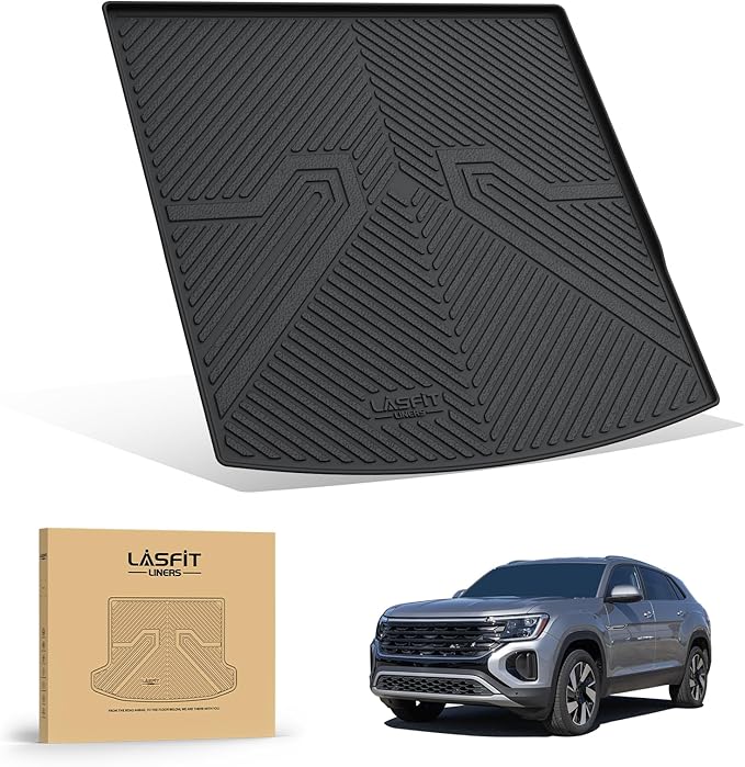 LASFIT Cargo Mat for Volkswagen Atlas Cross Sport 2020-2025, Custom Fit