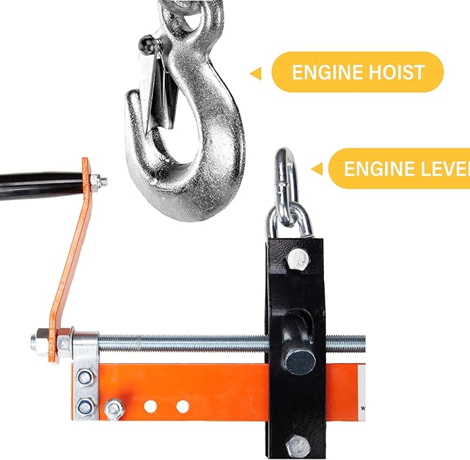 Engine Support Bar 2000 Lbs Load Lever Motor Lift Tool Heavy Duty Leveler