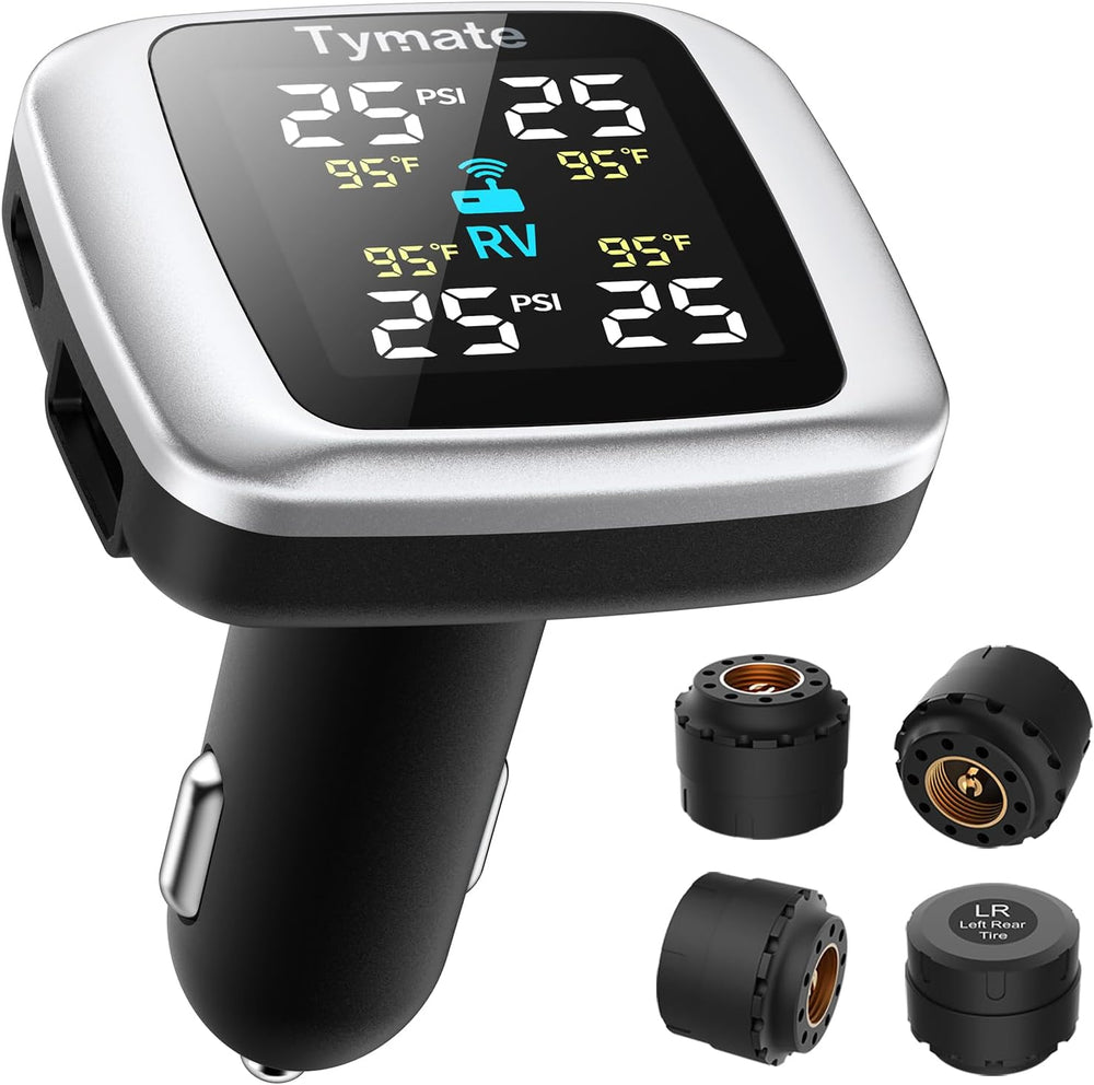 Tymate TM7 RV Tire Pressure Monitoring System, TPMS Set of 4 Sensors