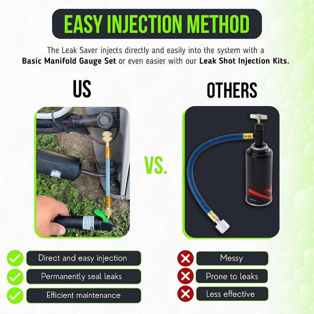 Leak Saver Direct Inject AC Leak Sealer 3-Pack | AC Stop Leak for Most HVAC S...