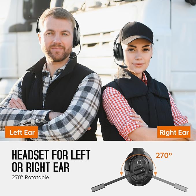 EKSA [Upgrated Trucker Bluetooth Headset
