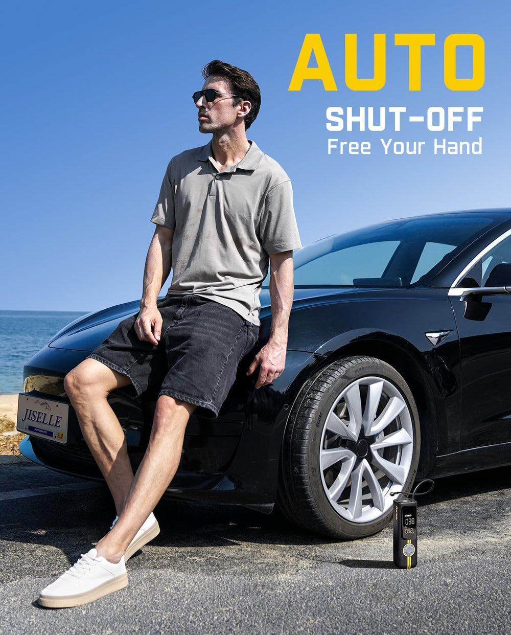 Fanttik X8 APEX EV Tire Inflator Portable Air Pump, 2X Faster Inflation
